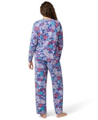 Women's Waffle Fleece Pajama Set