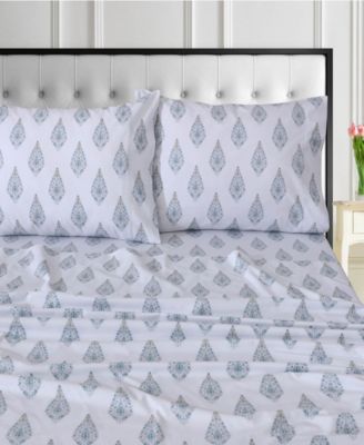 400-Thread Count Cotton 3-Pc. Extra Deep Pocket Sheet Set, Twin