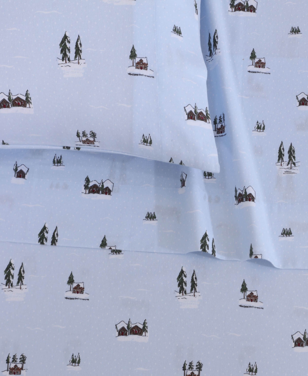 Tribeca Living Portuguese Cotton 2-pc. Pillowcase Set, Standard In Blue