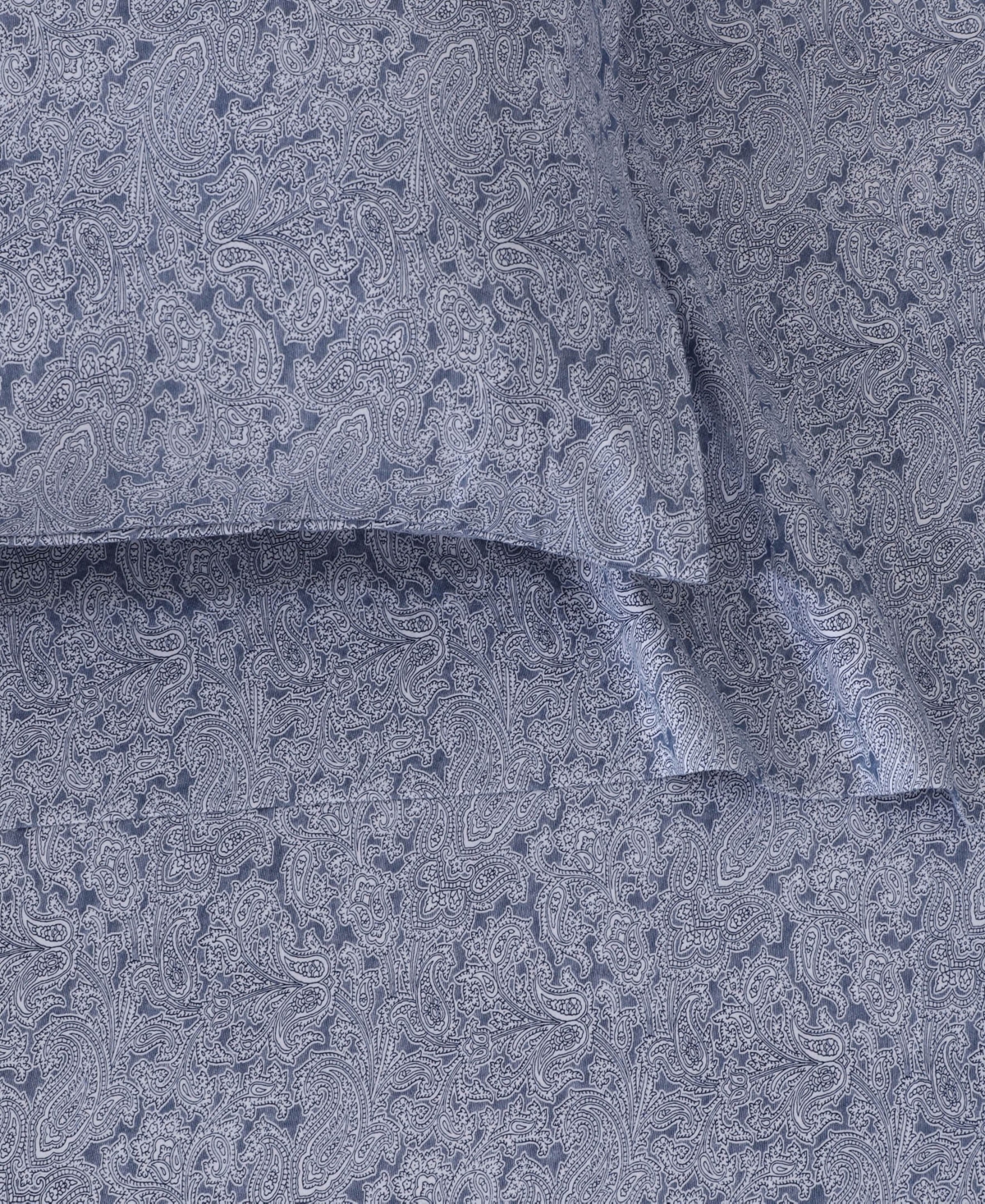 Tribeca Living Portuguese Cotton 2-pc. Pillowcase Set, King In Blue