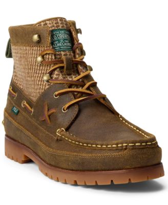 Polo Ralph Lauren - Men's Round-Toe Lace-Up Boots