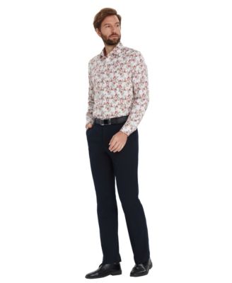 Men's Jones Floral Printed Long-Sleeve Dress Shirt, Macy's Exclusive