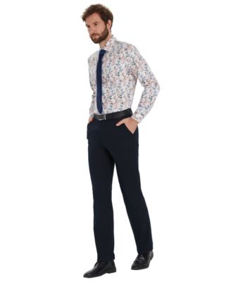 Men's Garden Floral Printed Dress Shirt, Macy's Exclusive