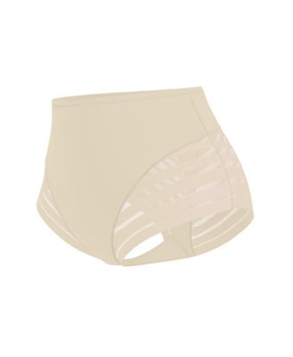 Women's Lace Stripe Undetectable Classic Shaper Panty 012903