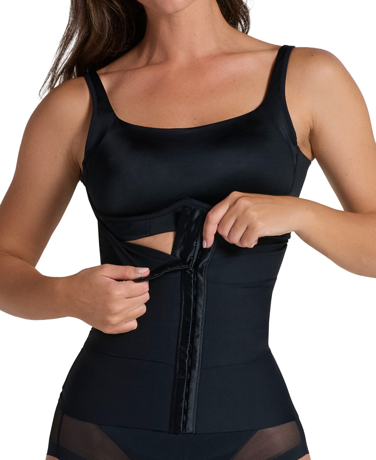 Leonisa Women's 3-Belt with Lumbar Support Custom Waist Cincher