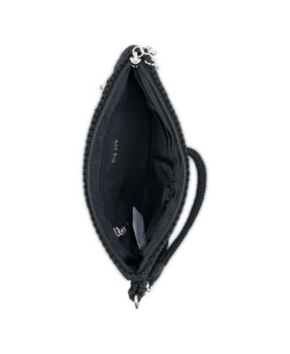 Vita Leather Zip Top Wristlet