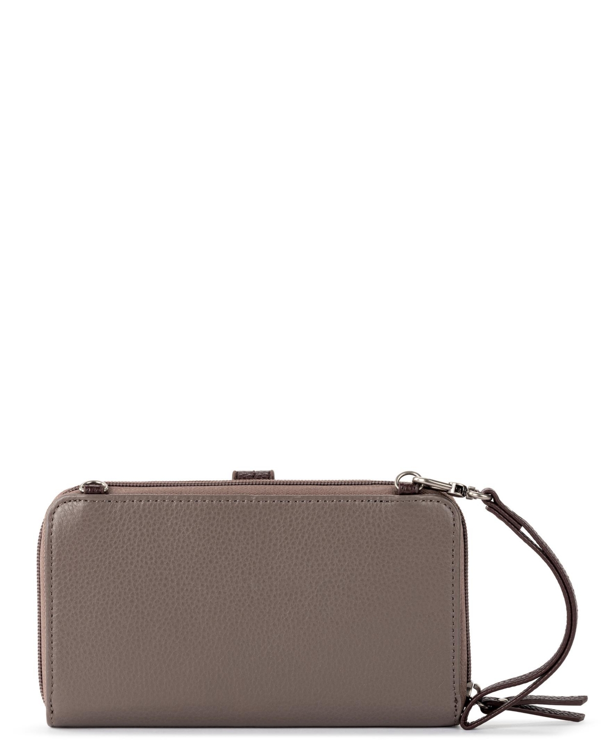 The Sak Iris Leather Smartphone Convertible Crossbody Wristlet In Brown