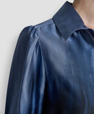 Women's Balloon-Sleeve Blouse