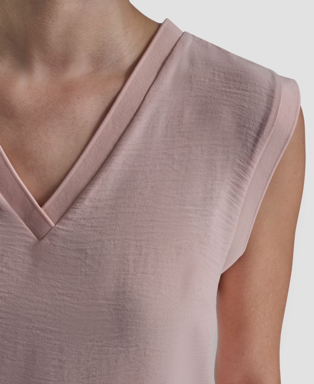 Dkny Women's V-neck Sleeveless Top