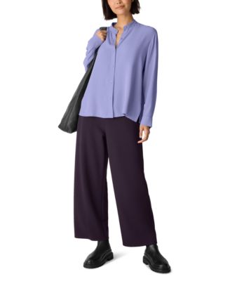 Women's Mandarin Collar Top