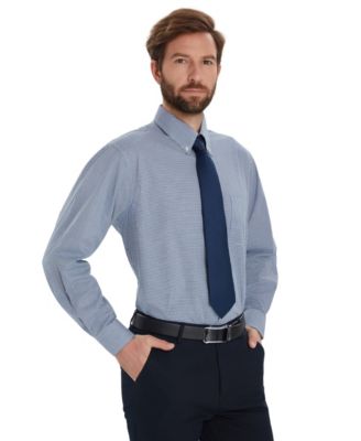 Men's Mini Gingham Dress Shirt, Macy's Exclusive