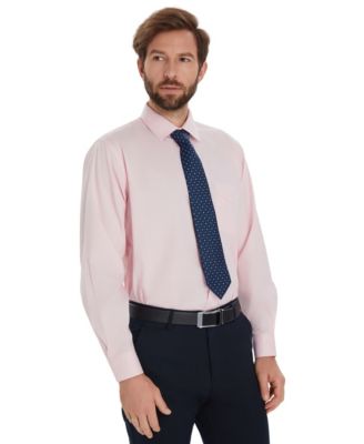 Men's Pinpoint Solid Dress Shirt