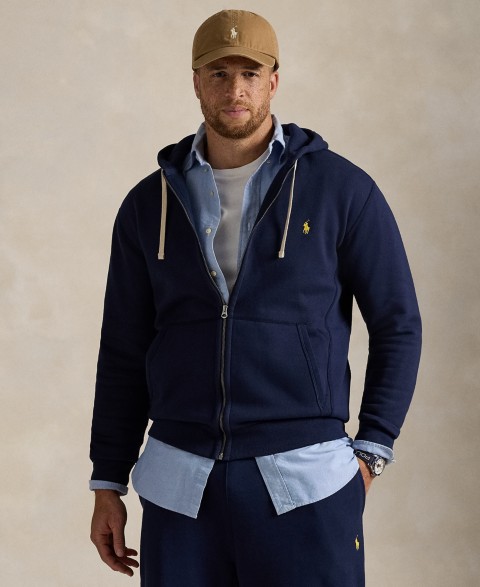 Мужские худи Polo Ralph Lauren Men's Big & Tall Full-Zip Signature Fleece