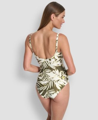 Women's O-Ring Twist-Front Tankini Top & Bottoms 