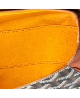 Mini Saigon Top Handle Bag Coated Canvas with Leather