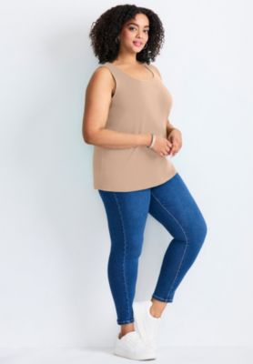 Plus Size Basic Layering Women's Tank