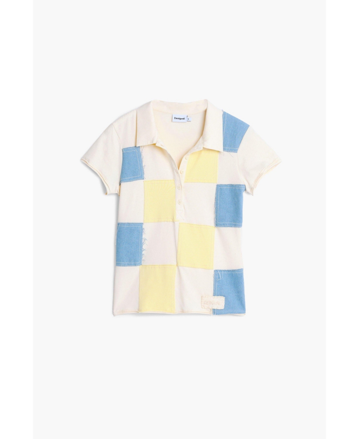 Desigual Women's Polo T-shirt patch