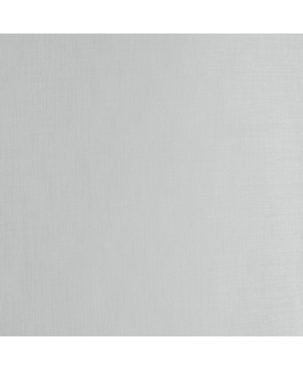 Habitat 100% Polyester Daphne Sheer Grommet Faux Linen Solid Curtain Panel White