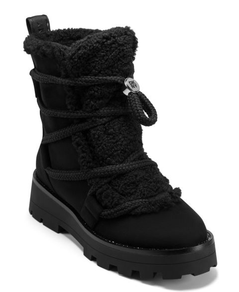 Женские ботинки DKNY Signe Pull-On Winter Booties, цвет: Чёрный