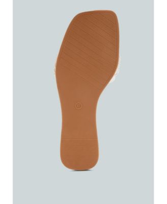 Womens Hazbin Diamante Flat