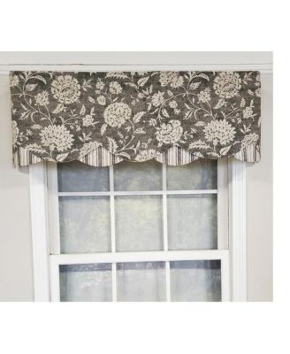Luxurious Modern Design Classic Basanti Petticoat Style Window Valance 50" x 15" Metal