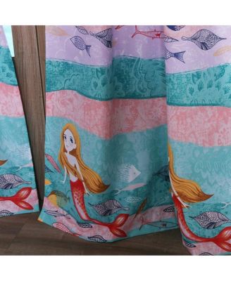 Greenland Home Fashion Mermaid High Quality Polyester Fabric Curtain Valance With 3" Rod Pocket - Multi 84x21"