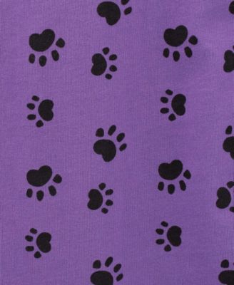 Dog Cotton Striped Print Pajamas