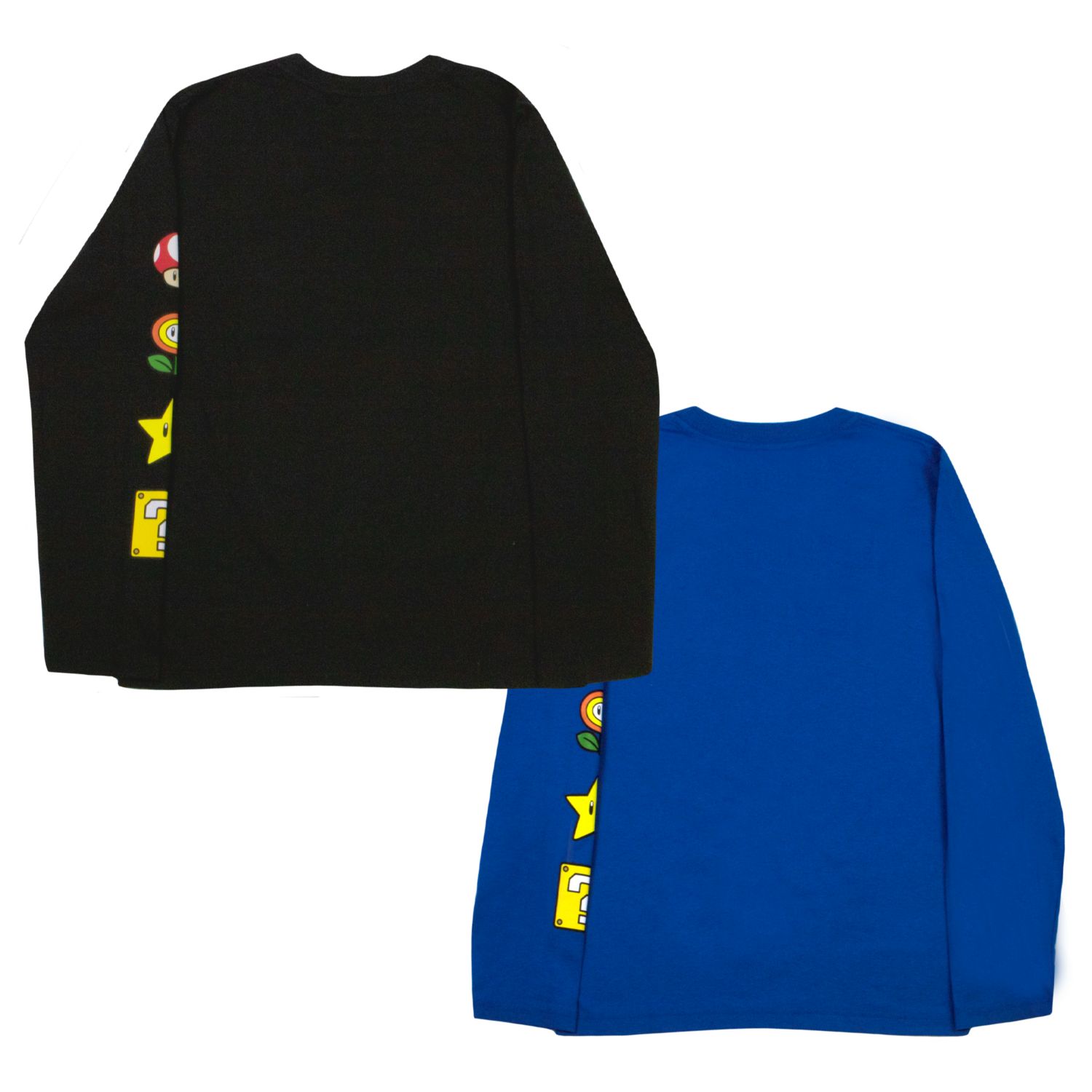 Big Boys Mario & Luigi 2 Pack Long Sleeve T-Shirt