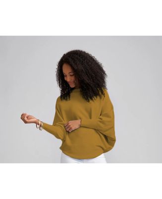 Women's Ivy Oversized Dolman 3/4 Sleeve Sweater