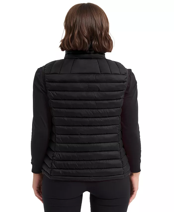 Women's Rail Quilt Packable Puffer Vest - thumbnail 4