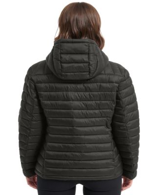 Women's Packable Quilted Hooded Puffer Jacket