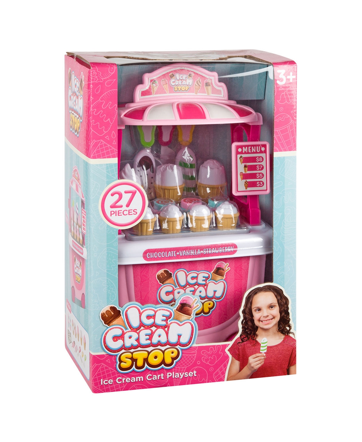 World Tech Toys Ice Cream Cart Playset In Transparent