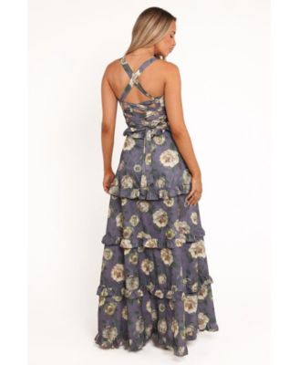 Women's Lillee Tiered Maxi Dress - Lavender Floral