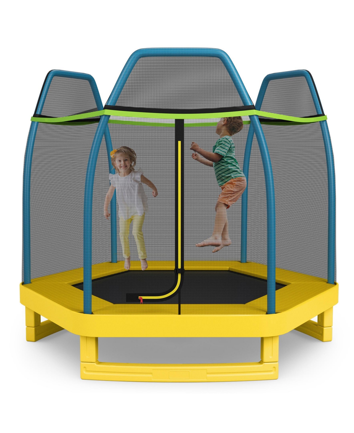 Sugift 7 Feet Kids Recreational Bounce Jumper Trampoline