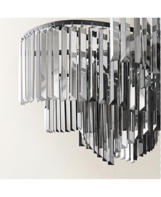 Luxe Spiral Chandelier - Graphite