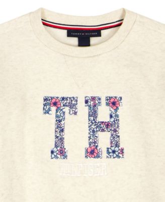 Girls' 4-6X Crewneck Top and Wide-Leg Pants, 2-Piece Set