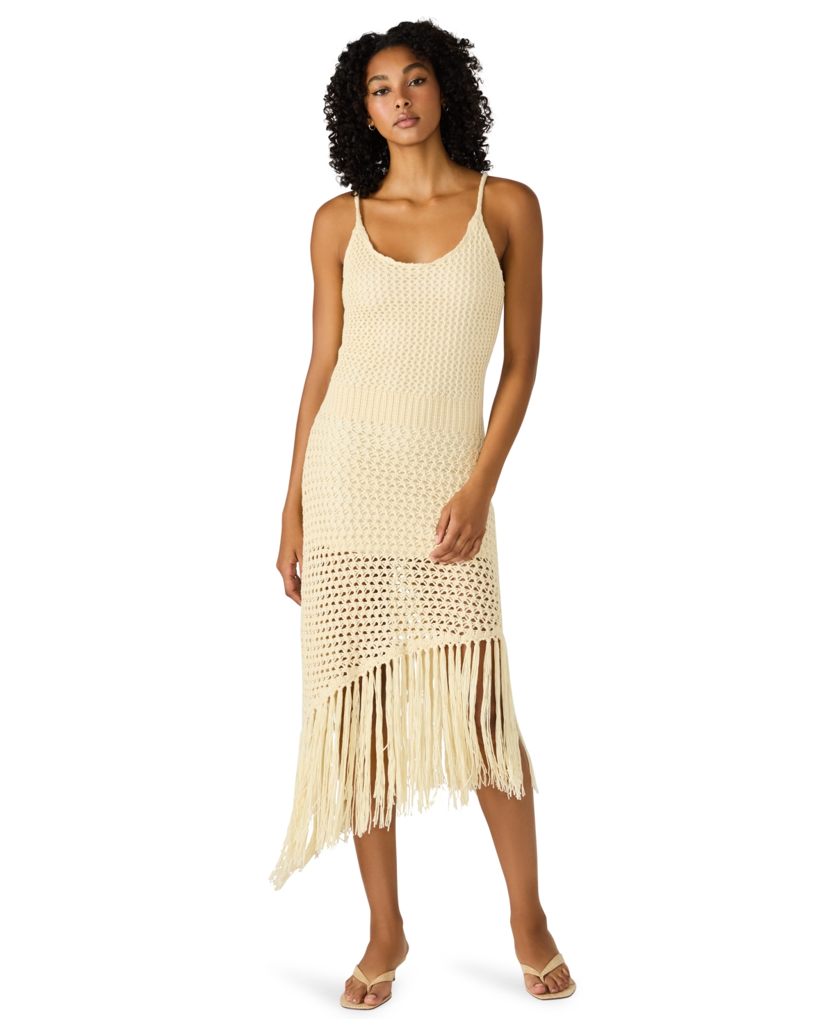 Steve Madden Women's Sophiya Crochet Sleeveless Mermaid Dress