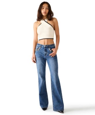 Women's Irys Shanks Flared High Rise Ankle Jeans