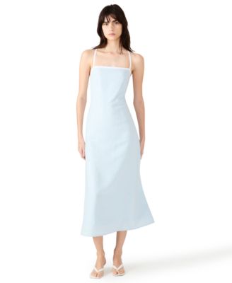 Women's Riyan Tipped Apron-Neck Midi Dress