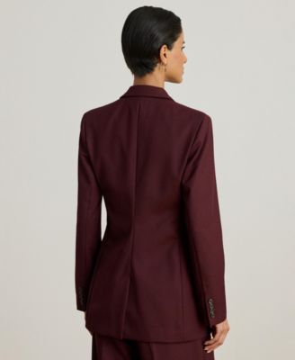 Women's Double-Breasted Twill Blazer