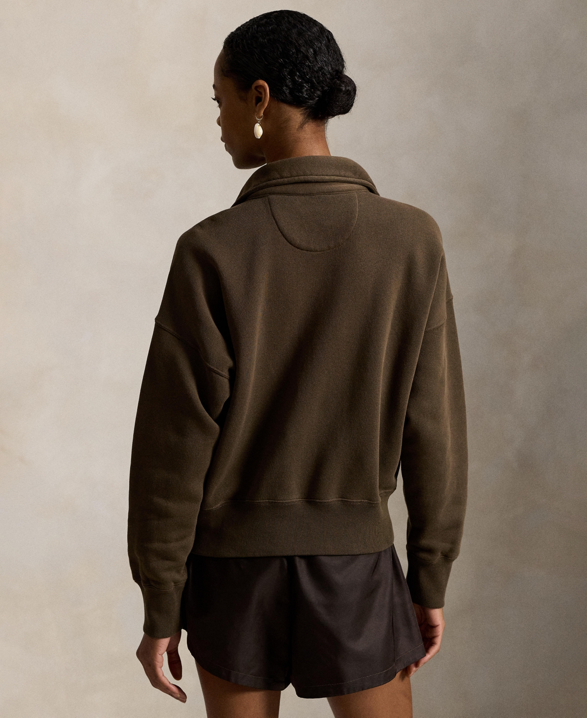 Polo Ralph Lauren Women's Arctic Long-sleeve Top In Brown