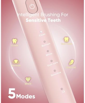 DY156 Electric Toothbrush (Pink) & Nano-Hydroxyapatite Toothpaste Bund