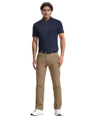 Men's Solid Cooling Texture Polo Shirt