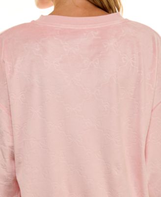 Women's Long-Sleeve Crew Neck and Pant Set