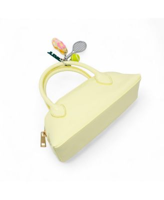 Girls Sporty Charm Top Handle Bag, Yellow