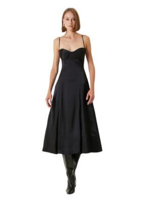 Women's Silk Midi Slip Dress