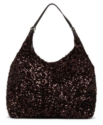 Ashanti Reversible Sequin Hobo Bag