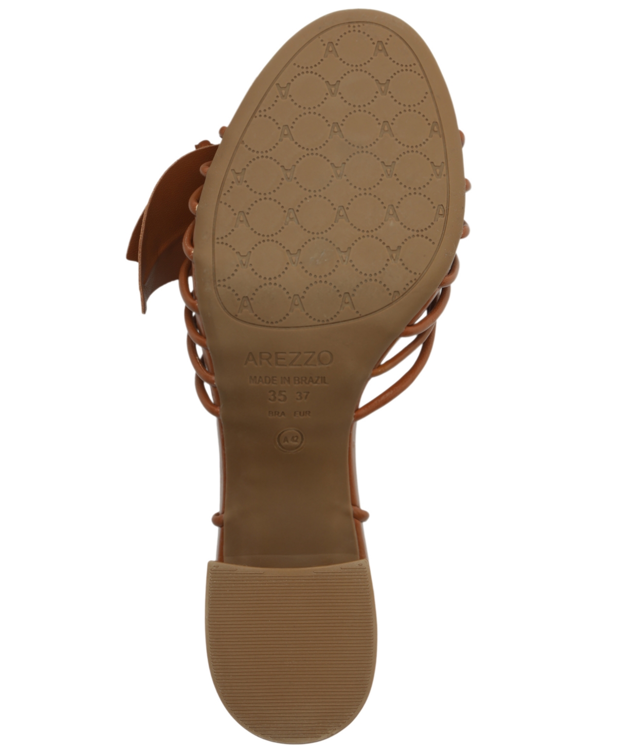 Arezzo Women's Viola Mid Block Sandal In Brown