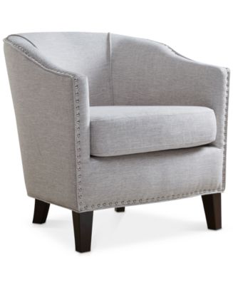Furniture Fremont Barrel Armchair, Quick Ship - Furniture - Macy's