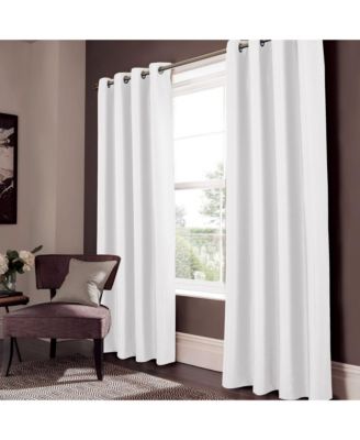 Lydia Matte Embossed One Blackout Panel - 52"x84", White